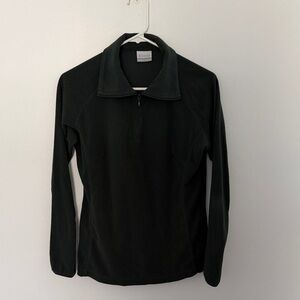 Womens Columbia Green Quarter Zip Fleece Size Medium